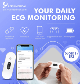 Wearable ECG Monitor/EKG Monitor - 24hr Holter with AI Analysis