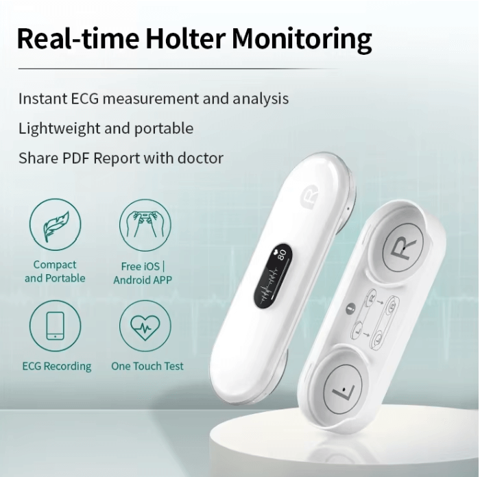 Wearable ECG Monitor/EKG Monitor - 24hr Holter with AI Analysis